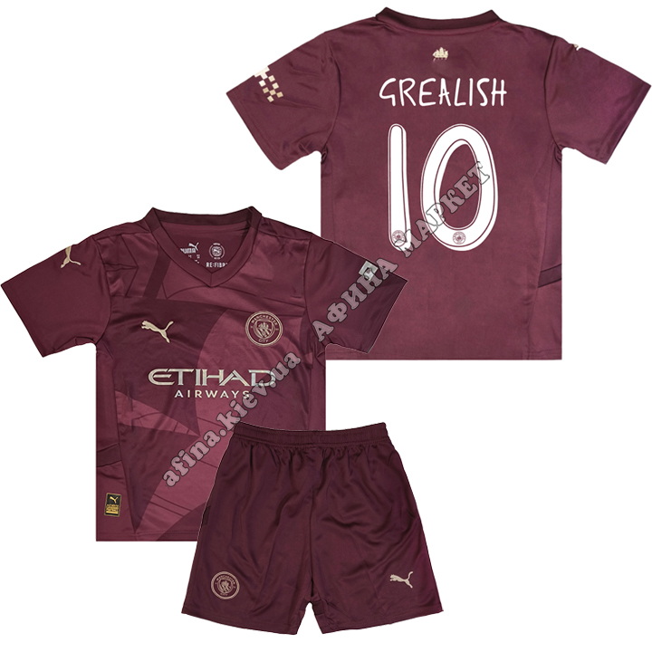 GREALISH 10 Манчестер Сити 2024-2025 Puma Third 