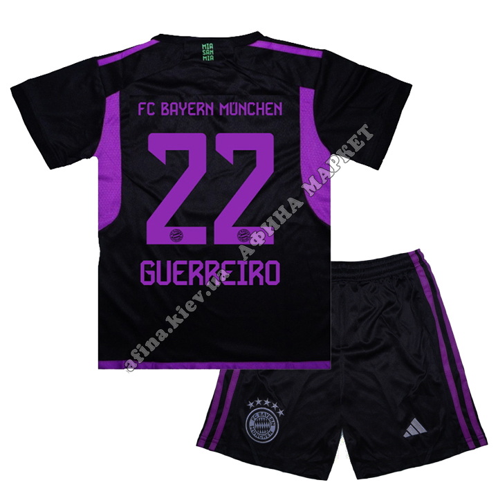 GUERREIRO 22 Бавария Мюнхен 2023-2024 Adidas Away 