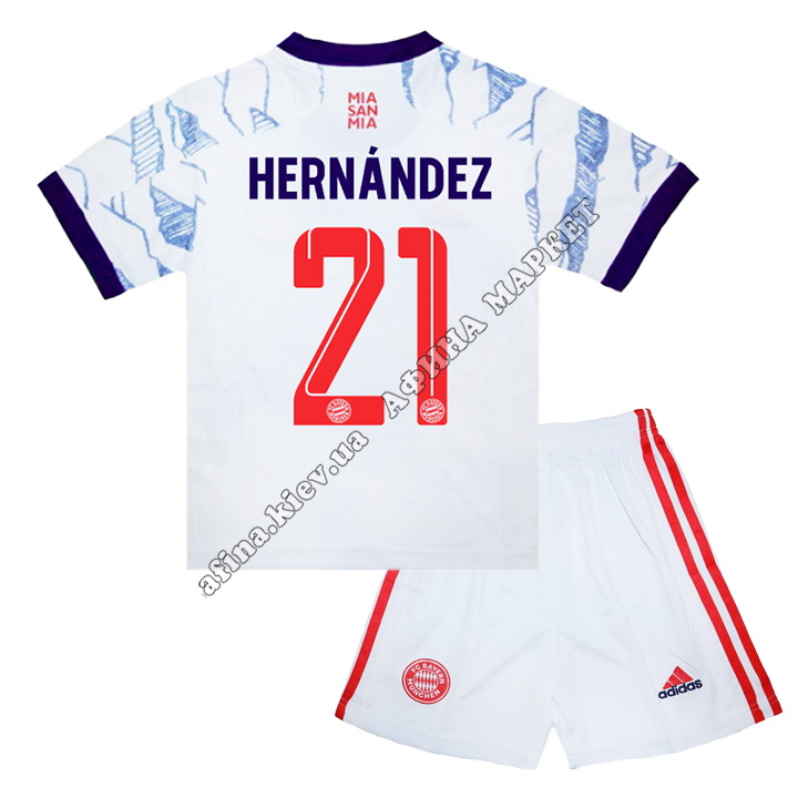 HERNANDEZ 21 Баварія Мюнен 2021-2022 Adidas Third 
