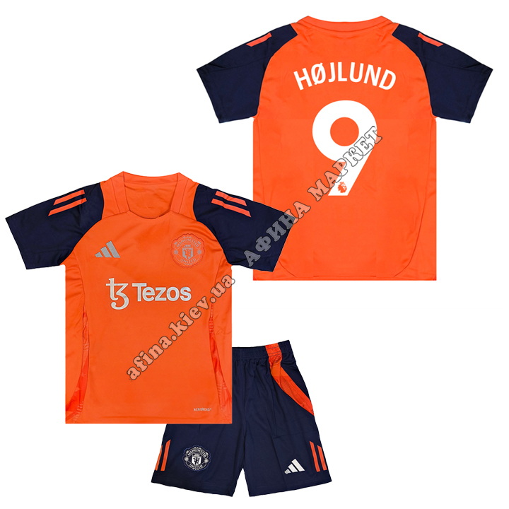 HØJLUND 9 Манчестер Юнайтед 2024-2025 Adidas Training Orange 