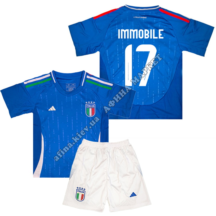 IMMOBILE 17 збірної Італії EURO 2024 Italy Home 