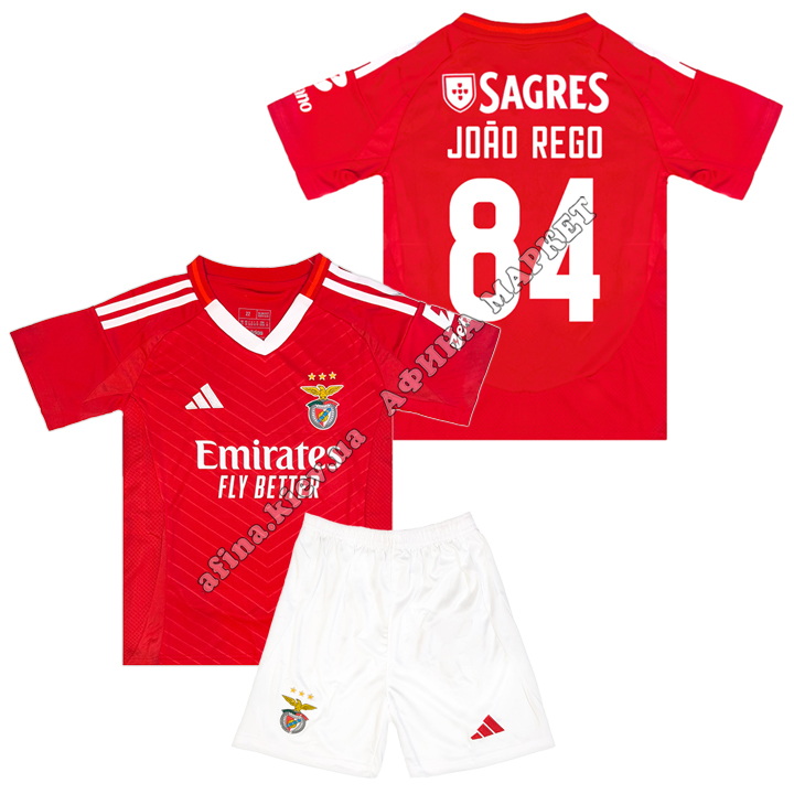 JOÃO REGO 84 Бенфика 2025 Adidas Home 