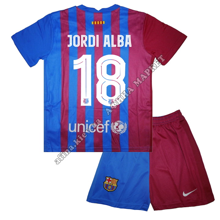 JORDI ALBA 18 Барселона 21/22 Nike Home 