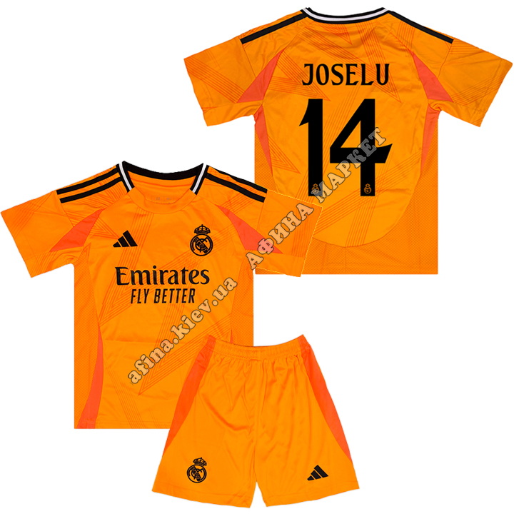 JOSELU 14 Реал Мадрид 2024-2025 Adidas Away 