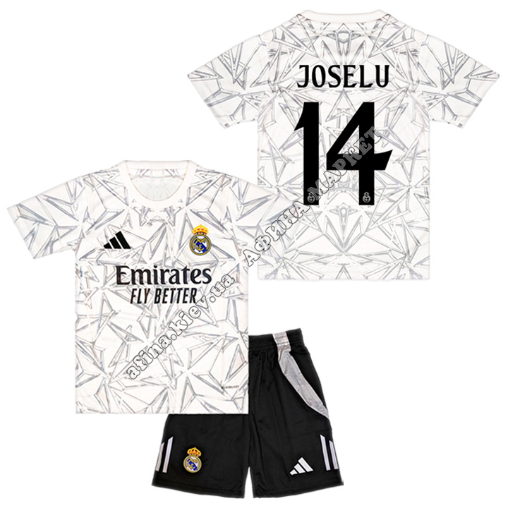 JOSELU 14 Реал Мадрид 2024-2025 Adidas Pre Match 