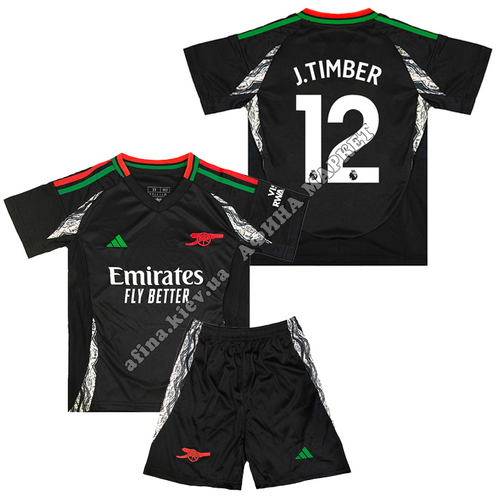 J.TIMBER 12 Арсенал 2024-2025 Adidas Away 