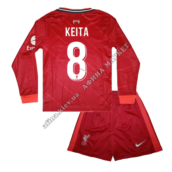 KEITA 8 Ліверпуль 2021-2022 Nike Home довгий рукав 