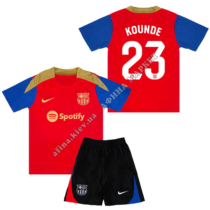 KOUNDÉ 23 Барселона 2024-2025 Nike Training Red 