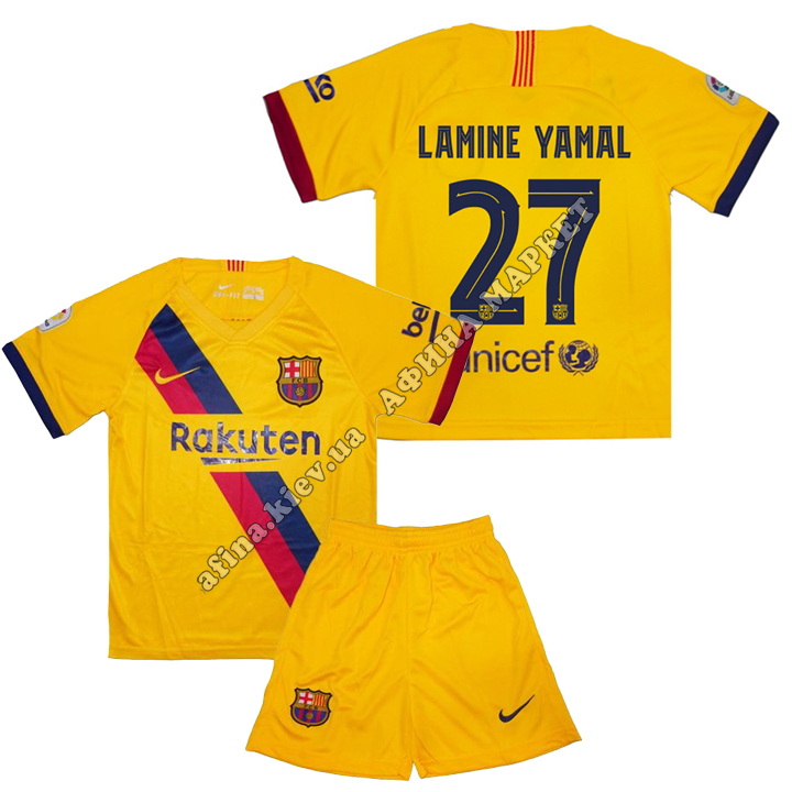 LAMINE YAMAL 27 Барселона Nike 2019-2020 Away 