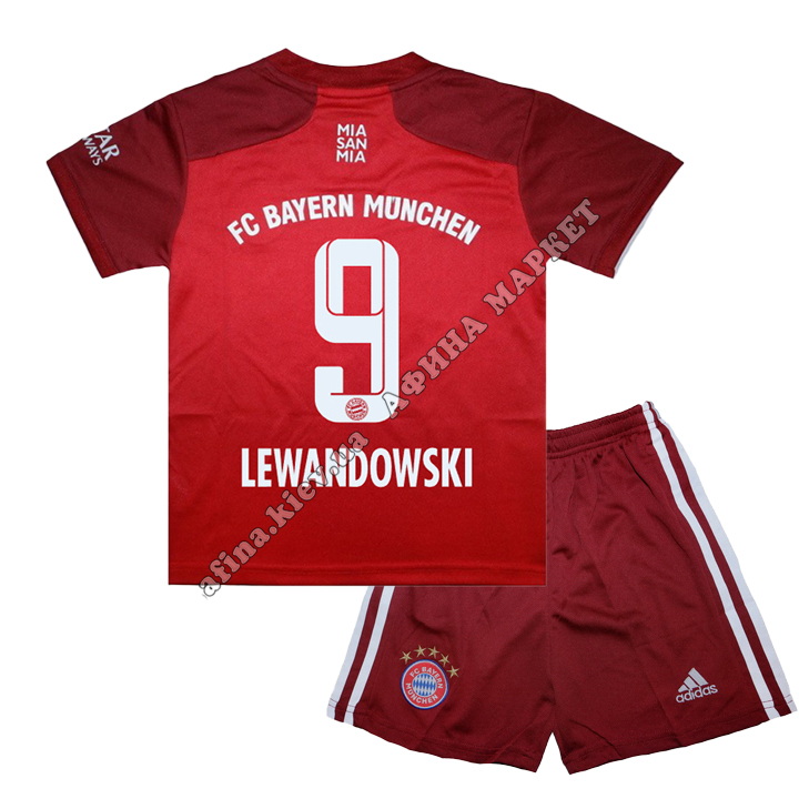 LEWANDOWSKI 9 Бавария Мюнен 2021-2022 Adidas Home 
