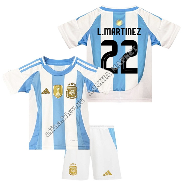 L.MARTINEZ 22 збірної Аргентини EURO 2024 Argentina Home 