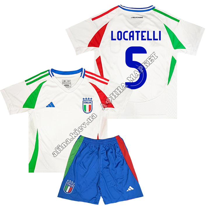 LOCATELLI 5 збірної Італії EURO 2024 Italy Away 