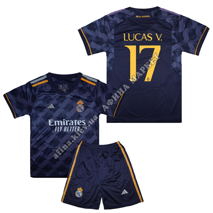 LUCAS V. 17 Реал Мадрид 2023-2024 Adidas Away 