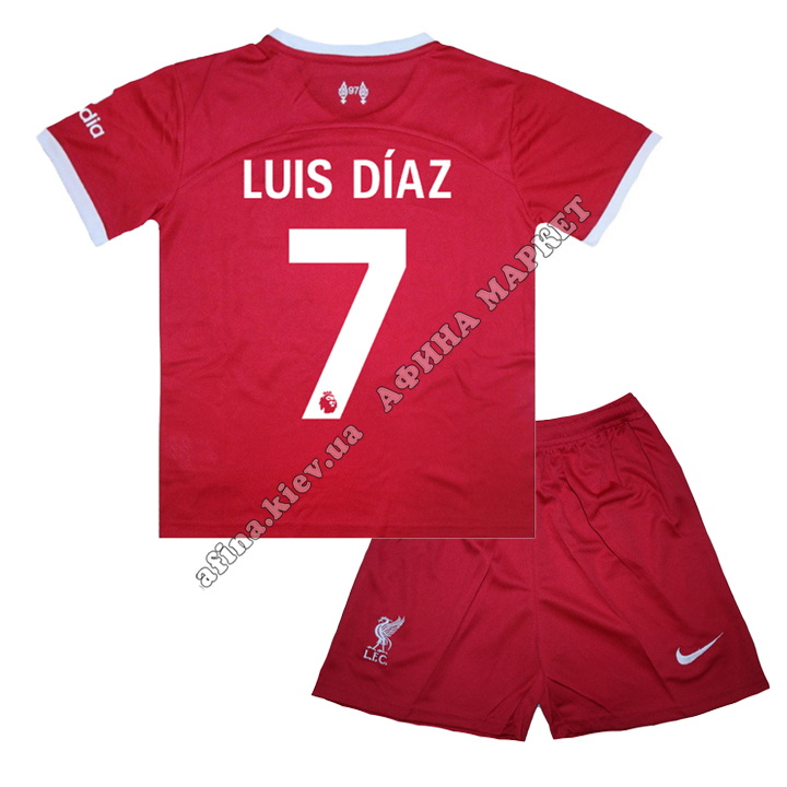 LUIS DÍAZ 7 Ливерпуль 2023-2024 Nike Home 