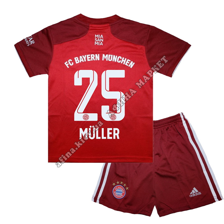 MÜLLER 25 Бавария Мюнхен 2021-2022 Adidas Home 