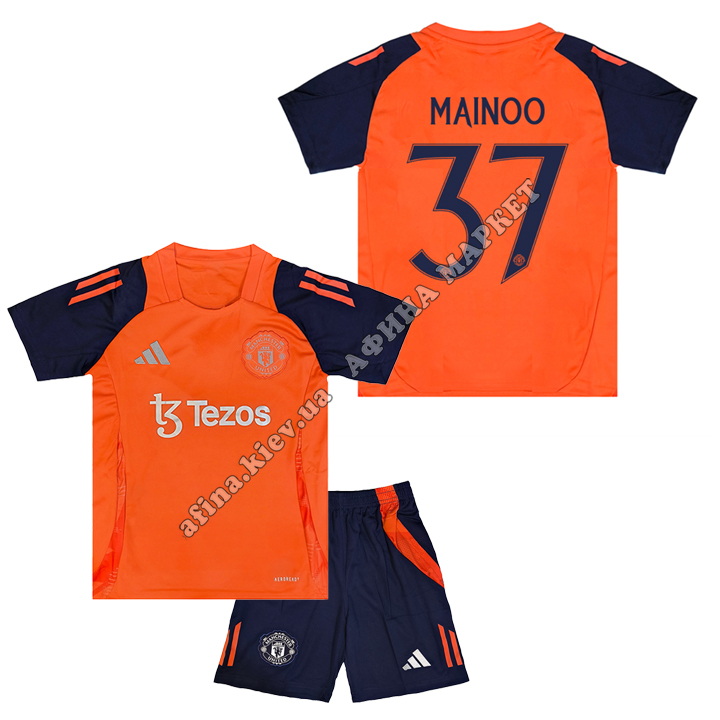 MAINOO 37 Манчестер Юнайтед 2025  Adidas Training Orange 