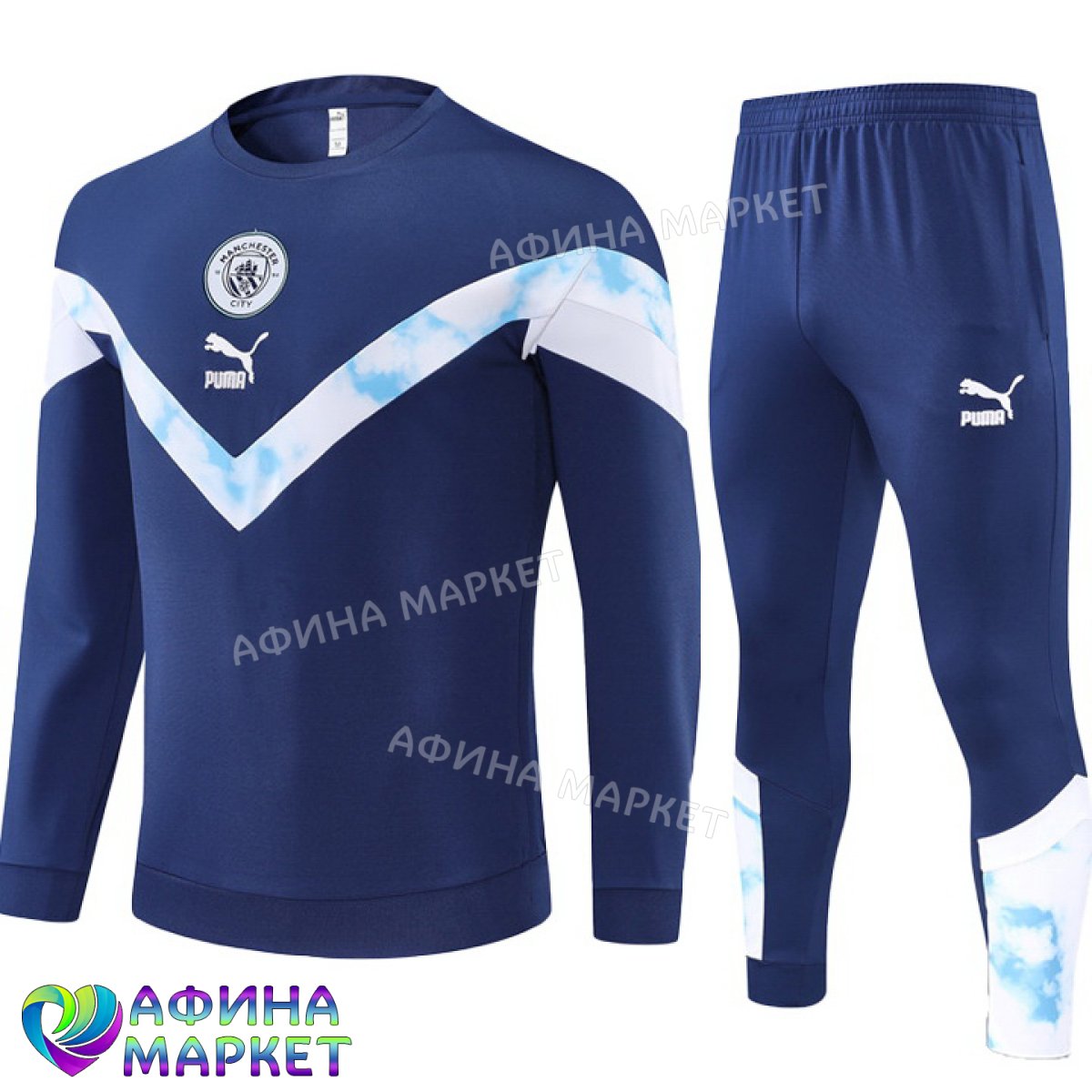 Детский футбольный костюм Манчестер Сити 2022-2023 Puma (3321)