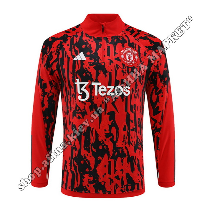 Манчестер Юнайтед Adidas 2023-2024 Black/Red Camo камуфляж 138808