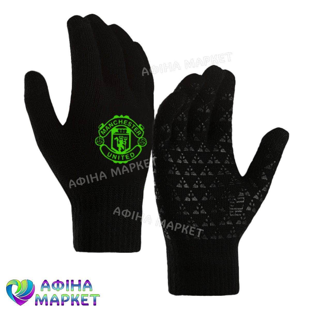 Манчестер Юнайтед сенсорні Touch Screen Black/Neon Green 166734