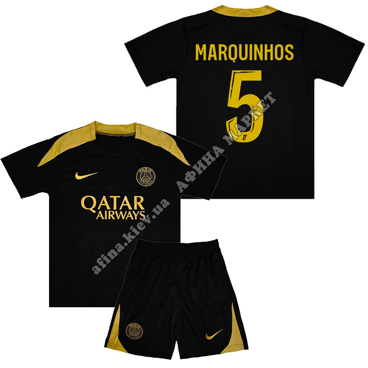 MARQUINHOS 5 ПСЖ 2024-2025 Nike Training Black 