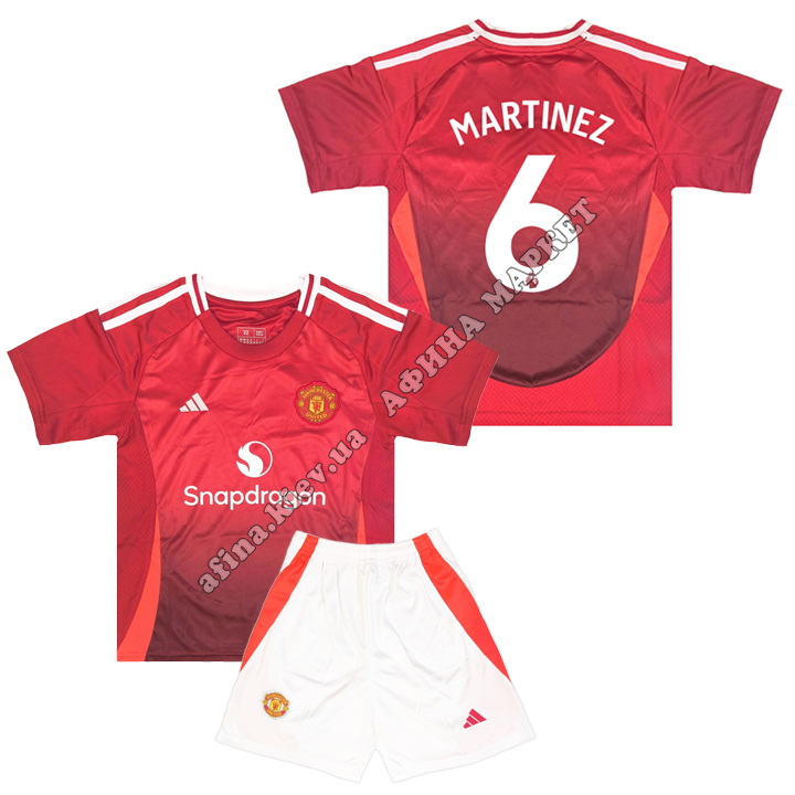 MARTINEZ 6 Манчестер Юнайтед 2024-2025 Adidas Home 