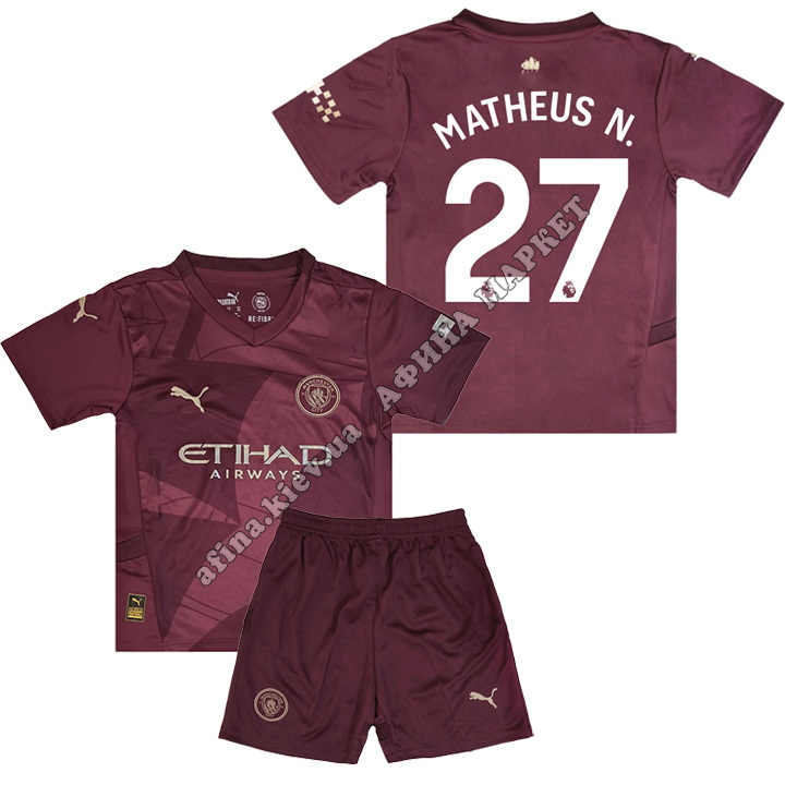 MATHEUS N. 27 Манчестер Сити 2025 Puma Third 