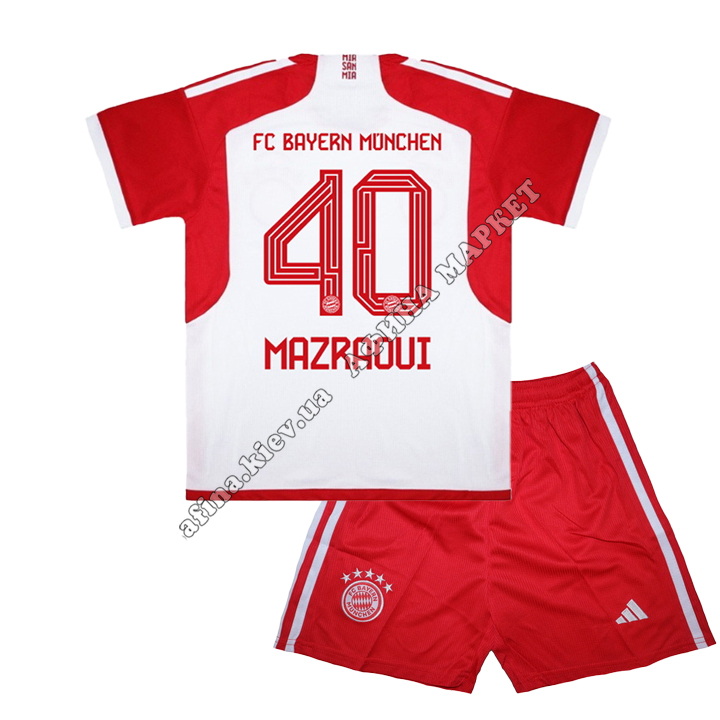 MAZRAOUI 40 Бавария Мюнхен 2023-2024 Adidas Home 