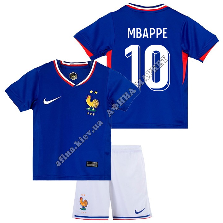 MBAPPE 10 збірної Франції EURO 2024 Nike France Home 