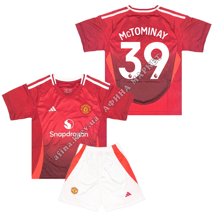 MCTOMINAY 39 Манчестер Юнайтед 2024-2025 Adidas Home 