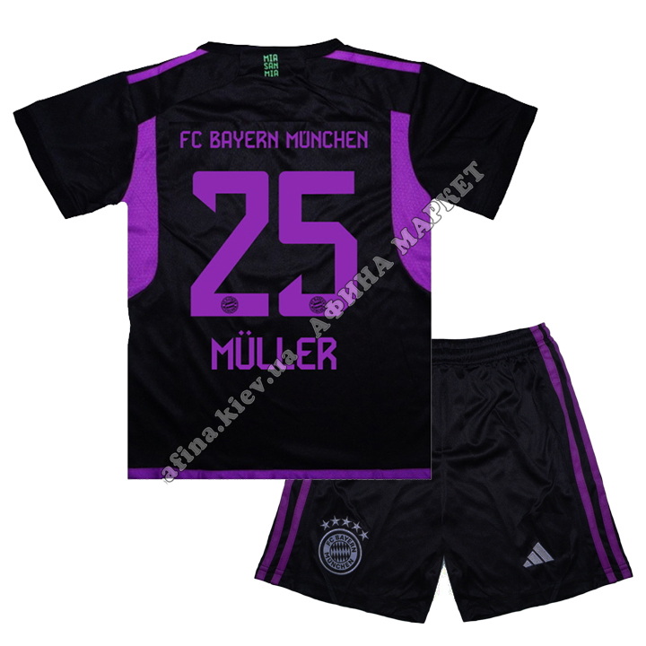 MÜLLER 25 Бавария Мюнхен 2023-2024 Adidas Away 