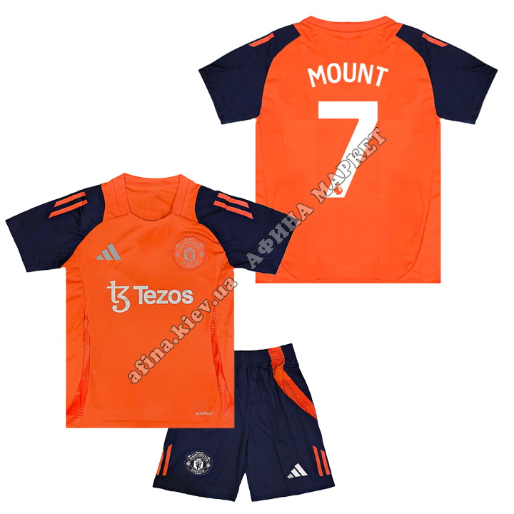 MOUNT 7 Манчестер Юнайтед 2024-2025 Adidas Training Orange 