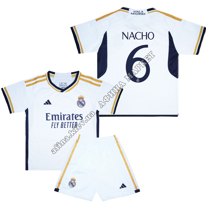 NACHO 6 Реал Мадрид 2023-2024 Adidas Home 