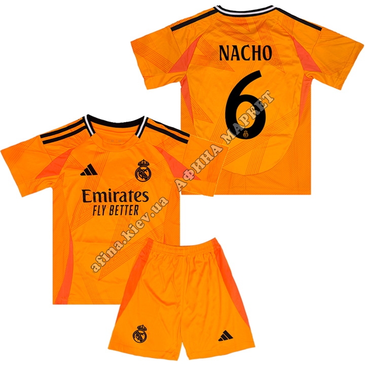 NACHO 6 Реал Мадрид 2024-2025 Adidas Away 