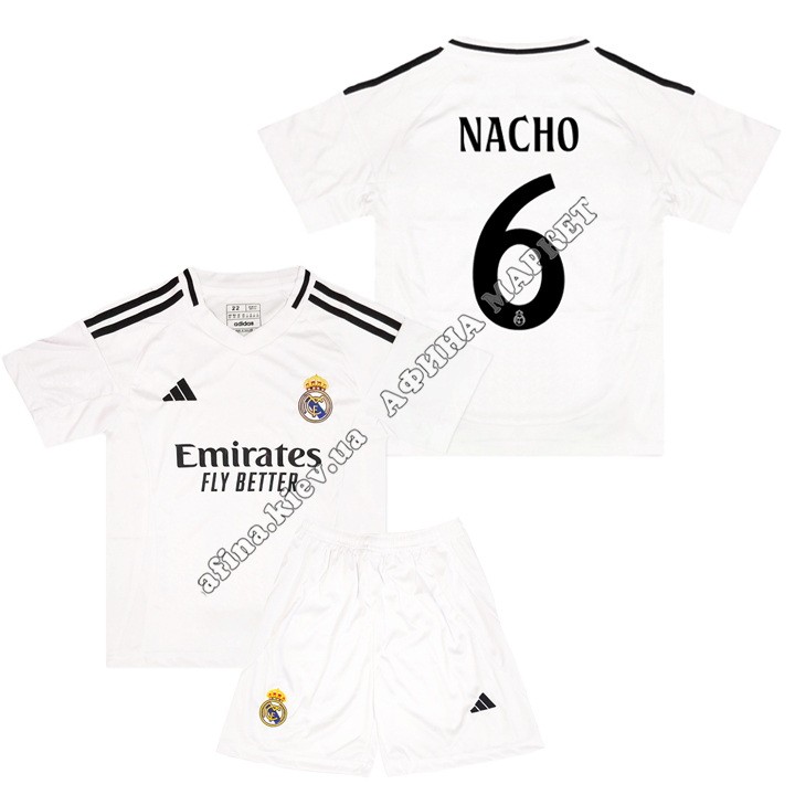 NACHO 6 Реал Мадрид 2024-2025 Adidas Home 