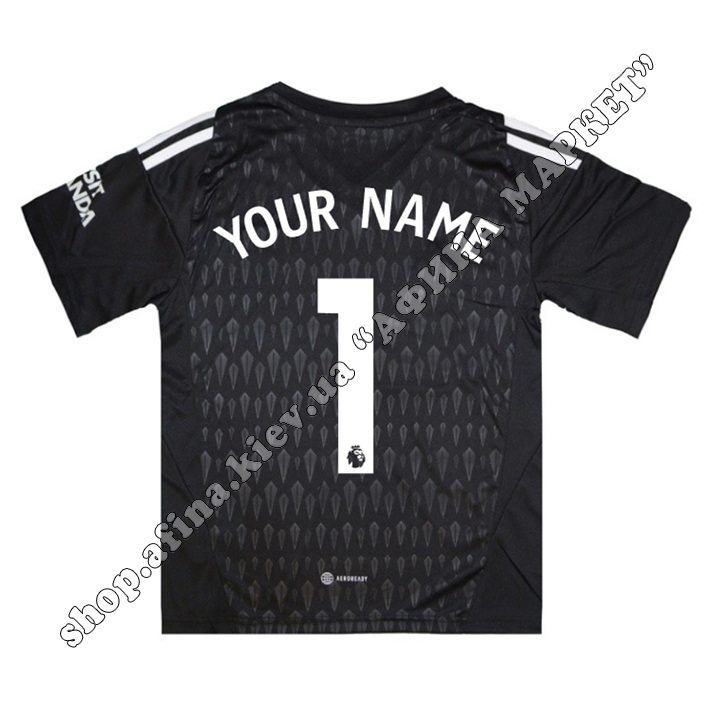 Нанесение имени, фамилии, номера на форму Арсенал 2023-2024 Goalkeeper