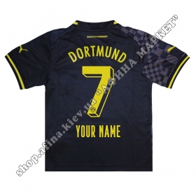 Нанесение имени, фамилии, номера на форму Боруссия Дортмунд 2023