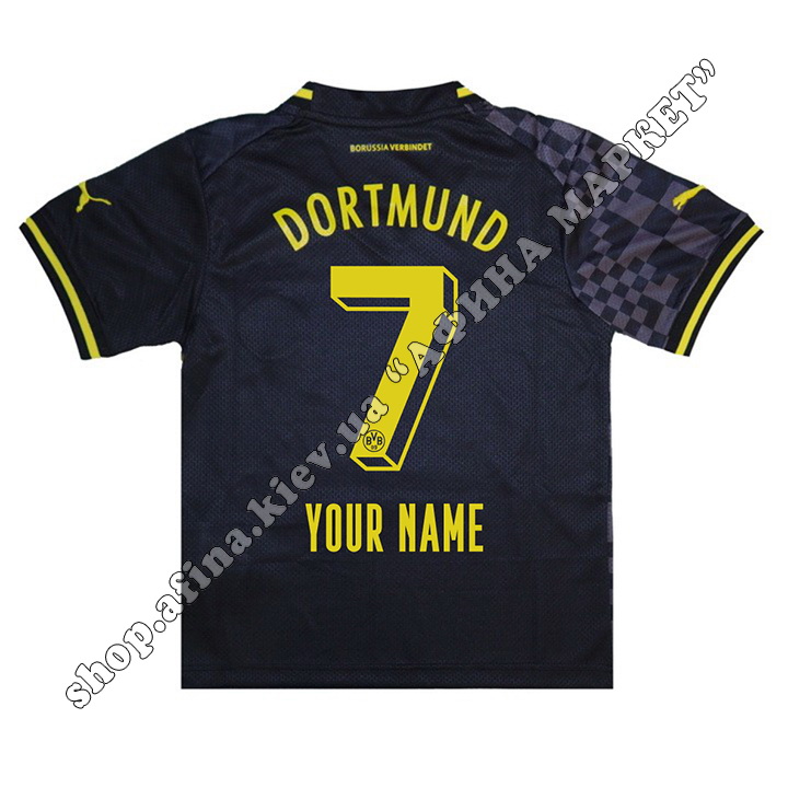 Друк імені, прізвища, номера на форму Боруссія Дортмунд 2023 