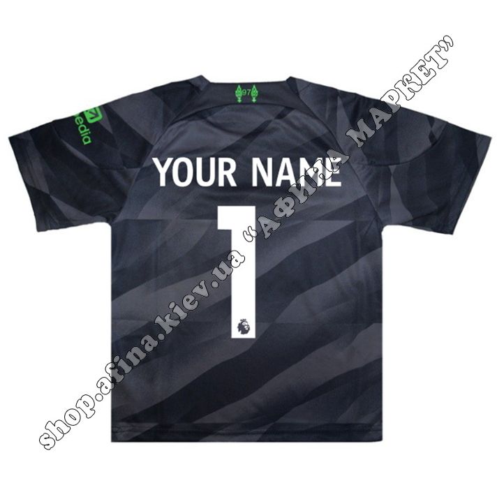 Нанесение имени, фамилии, номера на форму Ливерпуль 2020-2024 Goalkeeper 138588