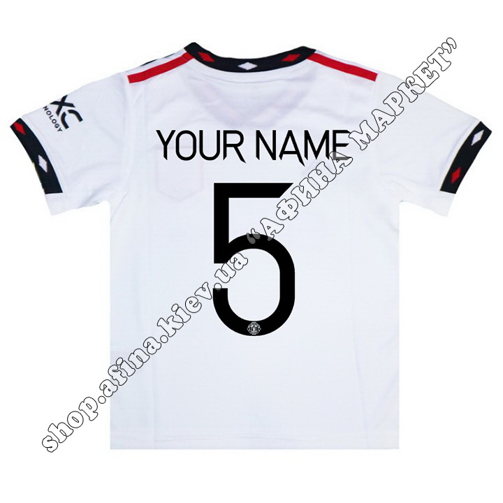Друк імені, прізвища, номера, Манчестер Юнайтед 2022-2023 Away 
