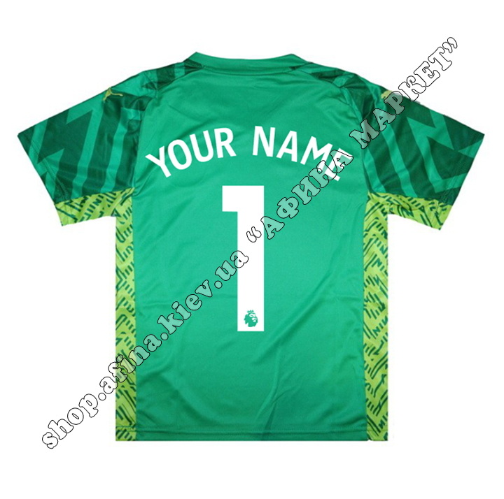 Друк прізвища та номерана футбольній формі Манчестер Сіті 2024 Goalkeeper 131112