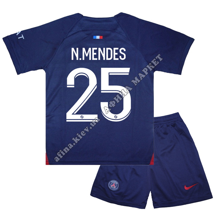 N.MENDES 25 ПСЖ 2022-2023 Nike Home 