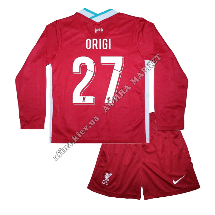 ORIGI 27 Ліверпуль 2020-2021 з довгим рукавом Nike Home 