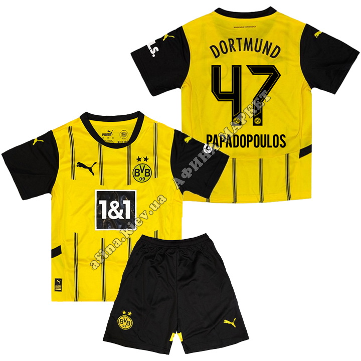 PAPADOPOULOS 47 Боруссія Дортмунд 2024-2025 Puma Home 