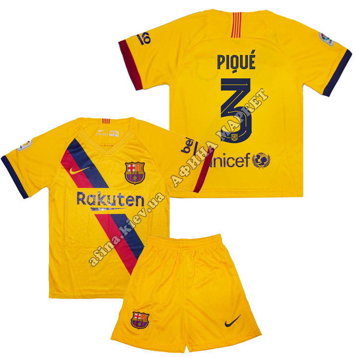 PIQUE 3 Барселона Nike 2019-2020 Away 