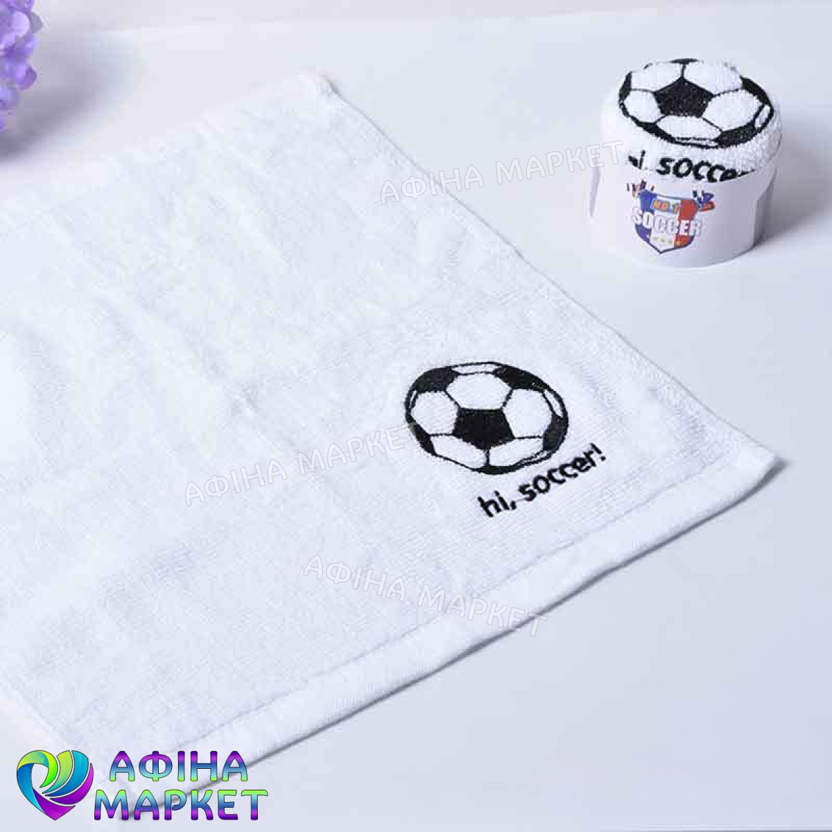 Полотенце футбольное Футбольний м'яч (5234)
