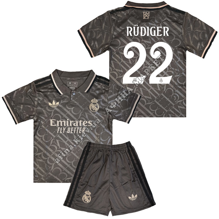 RÜDIGER 22 Реал Мадрид 2024-2025 Third Adidas 