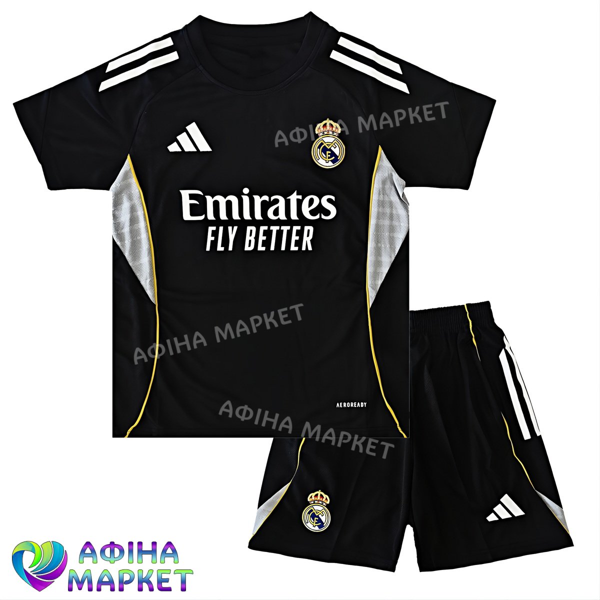 Реал Мадрид 2025-2026 Adidas Training Black 175218
