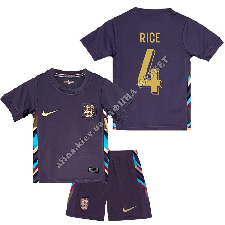 RICE 4 збірної Англіі EURO 2024 Nike England Away 
