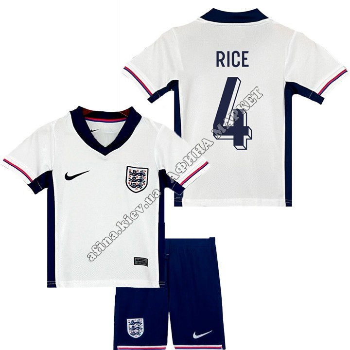 RICE 4 сборной Англии EURO 2024 Nike England Home 
