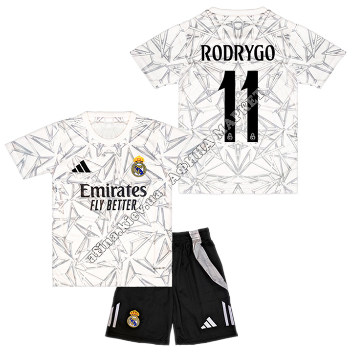 RODRYGO 11 Реал Мадрид 2024-2025 Adidas Pre Match 